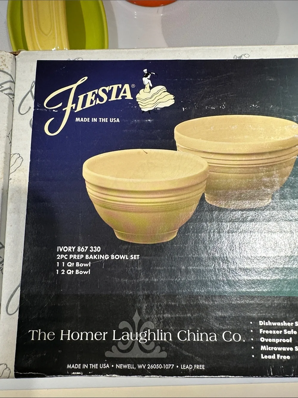 Fiesta Ivory Prep Mixing Bowl Set - 2-Piece